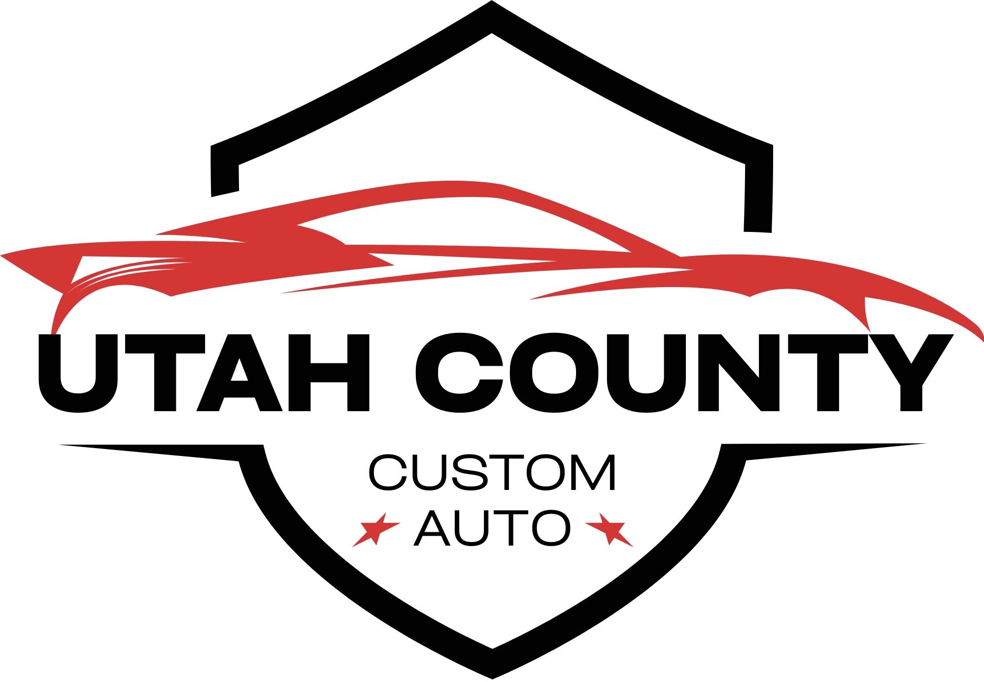 Utah County Custom Auto Logo